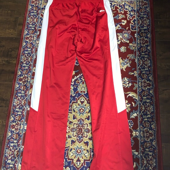 Adidas red track pants vintage style - Picture 3 of 4